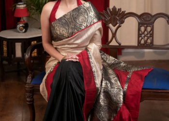 Pink Wishpering Lily Crush Saree (Copy)